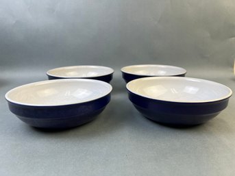 4 Emile Henry France Porridge Bowls.