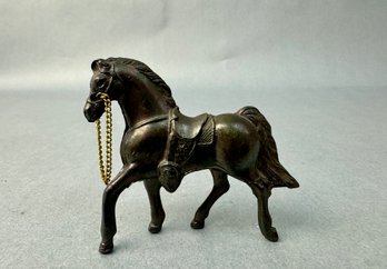 Small Metal Brown Horse