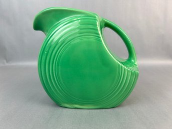 Vintage Fiesta Green Pitcher