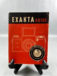 1950s Exacta Camera Guide Book