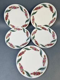 5 Vintage Desert Plates From Paris.