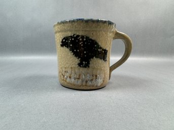 Heavy Duty Mug With Raven On Skull #3