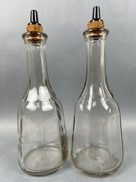 2 B 1080 Shaker Bottles Marked 3 And 9 With Caps.