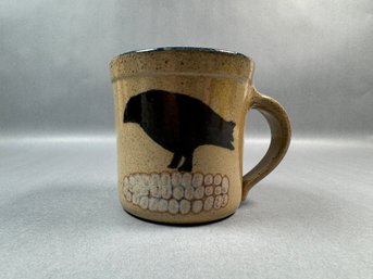 Heavy Duty Mug With Raven On Skull #4