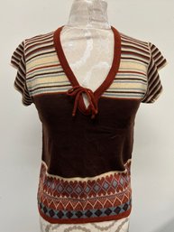 Vintage Knitted Blouse Shirt