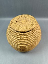 Woven Basket - 7.25 High