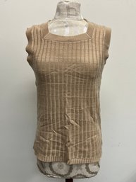 Vintage Beige Sweater Vest