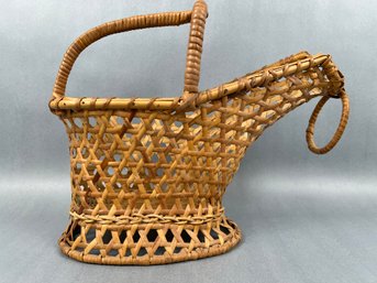 Wicker Basket Pitcher.