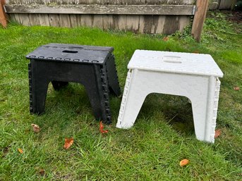 Two Collapsable Step Stools *Local Pick-up Only*