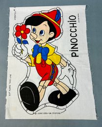 Pinocchio - Cut Out For A Pillow