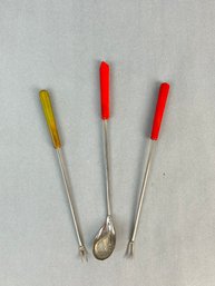 Three Bakelite Bar Utensils