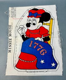 Minnie As Betsy Ross - Cut Out For Pillow