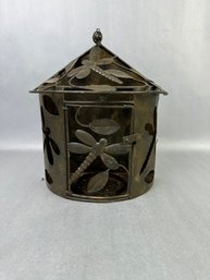 Outside Metal Candle Lantern With Hanging Hook