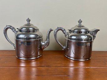 Set Of  Rochester Railroad Tableware Coffee Pot And Tea Pot