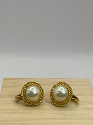 Crown Trifari Clip On Earrings