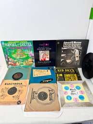 11 Vintage Vinyl Records, Various Artists.