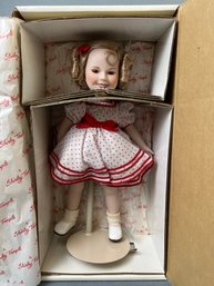 Danbury Mint Dolls Of The Silver Screen Shirley Temple Stand Up And Cheer.