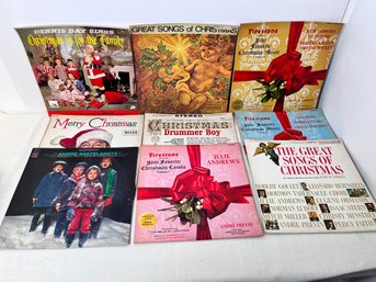 9 Vintage Christmas Albums, Various Artists.