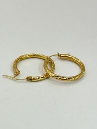 14k Gold Pierced Earrings