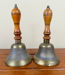 2 Brass School Bells