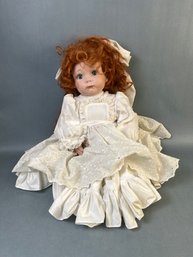 Large Porcelain Baby Doll.