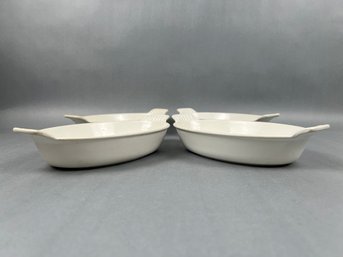 4 Le Creuset Small Casserole Dishes.