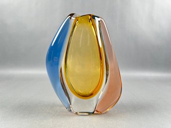 Czech Glass By Hana Machovska 1960s Vase