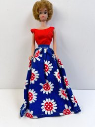 Vintage Bubble Cut Barbie Doll.