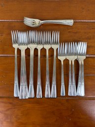 Mixed Lot Of Silver Plate & Extra Plate Forks