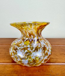 Amber Studio Art Glass Vase