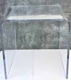 Medium Acrylic Waterfall Side Table