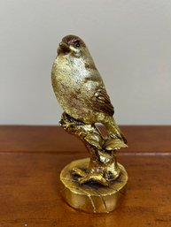 Gold Bird  Figurine