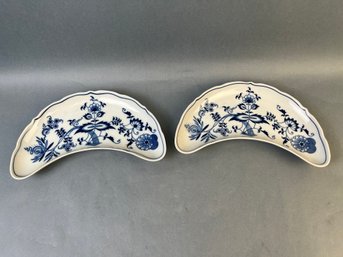 Blue Danube China Bone Plates.