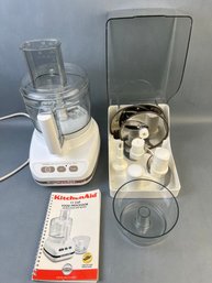 KitchenAid 11 Cup Food Processor With Attachments.