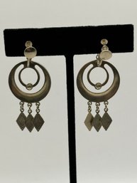 Silver Color Dangle Earrings