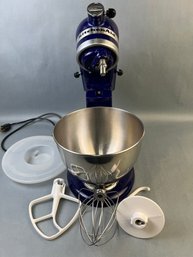 KitchenAid Model KSM90 Household Mixer With Attachments.