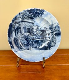 Delft Decorator Bowl With Stand