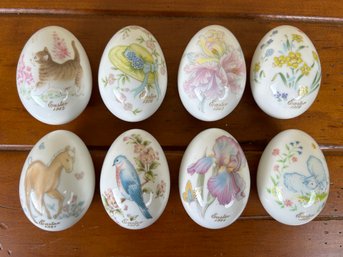 8 Noritake Bone China Easter Eggs
