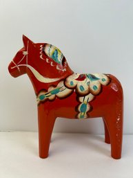 MCM Swedish Hand-painted Wooden Horse