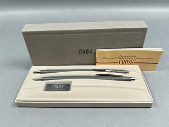 Cross Pencil And Pen Set - Cross Grey 2101 - Personally Engraved