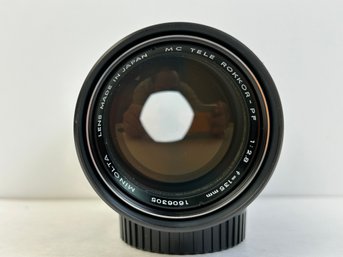 Minolta Rokkor PF 1: 2.8 135mm Lens