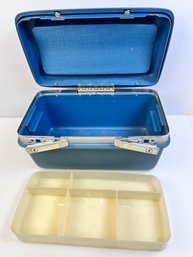 Vintage Blue Samsonite Travel Case With Insert. *Local Pickup Only*