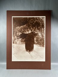 Edward Curtis Print The Curtis Project Printed By Jean Antony Du Lac A Heavy Load