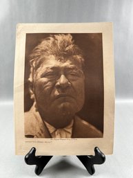 Edward Curtis Photograph Print 1924 Captain Pete Namina Washo