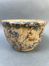 Vintage Small Spongeware Mixing Bowl.