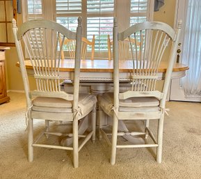 Shabby Chic Dining Room Table With 4 Chairs