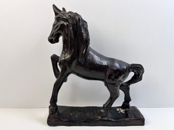 Wood Horse Carving.