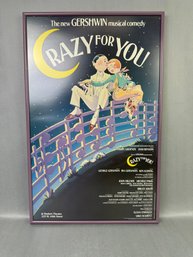 Framed Poster From The Musical: Crazy For You- New York