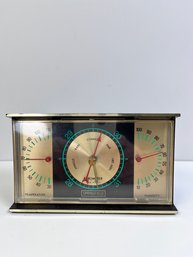 Vintage Springfield Barometer/ Thermometer.