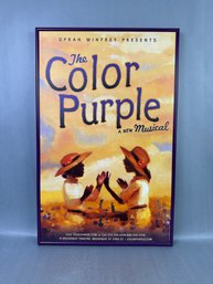 Framed Hard Copy Poster By Peter Syvada Of: The Color Purple- On Broadway